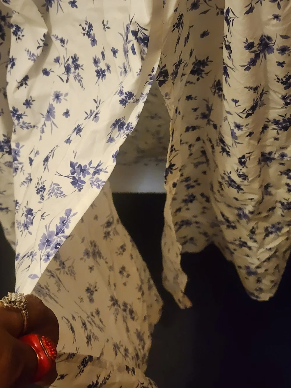 New! 4x [Fashion to Figure] Off Shouder Leg Slit Floral Peasant Dress - Picture 3 of 4